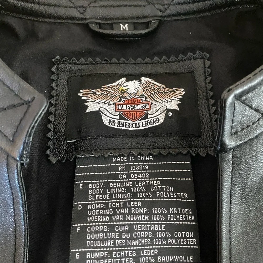 Prototype Harley Davidson Women’s Leather Jacket M​​​​​​​​ - Picture 7 of 9